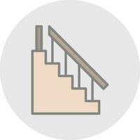 Stair Vector Icon Design