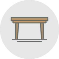 Table Vector Icon Design