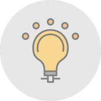 LED bulbo vector icono diseño
