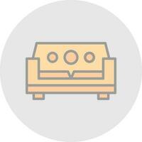 Sofa Vector Icon Design