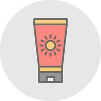 Sun block Vector Icon Design