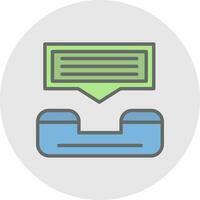 Help line Vector Icon Design
