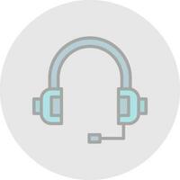 Headset Vector Icon Design