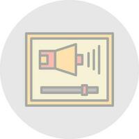 Loud speaker Vector Icon Design