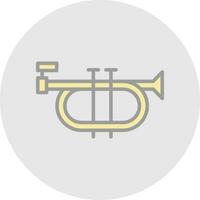 Trumpet Vector Icon Design