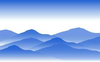 blue mountain abstract background Illustration vector