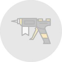 pegamento pistola vector icono diseño