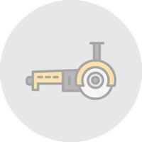 Angle grinder Vector Icon Design