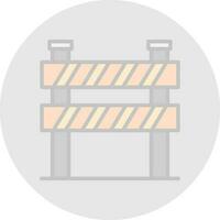 Barrier Vector Icon Design