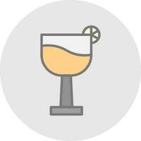 Cocktail Glass Vector Icon Design