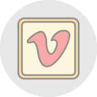 Vimeo Square Logo Vector Icon Design