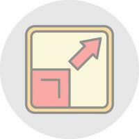 Increase Size Vector Icon Design