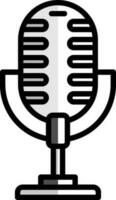 Microphone Vector Icon Design