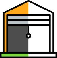 Garage Vector Icon Design