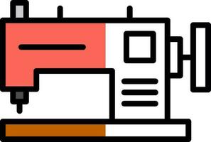 Sewing Machine Vector Icon Design