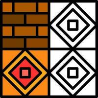 Tiles in Wales Vector Icon Design