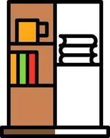 Book Case Vector Icon Design