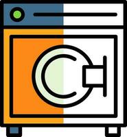 Dry Machine Vector Icon Design