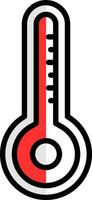 Thermometer Vector Icon Design