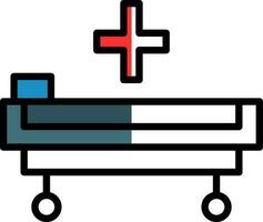 Stretcher Vector Icon Design