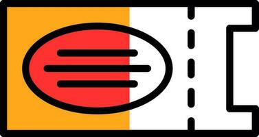 Ticket Vector Icon Design