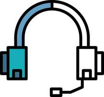 diseño de icono de vector de auriculares