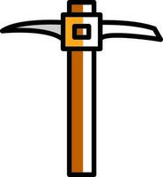 Pickaxe Vector Icon Design