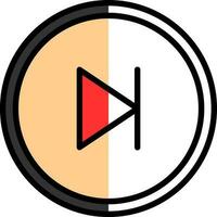 Skip Vector Icon Design