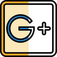 Google Plus Vector Icon Design