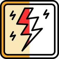 Lightning Bolt Vector Icon Design