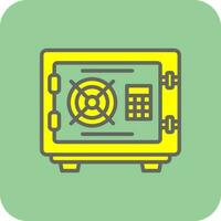 Safe box Vector Icon Design