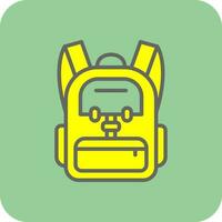 Backpack Vector Icon Design