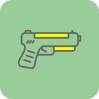 pistola vector icono diseño