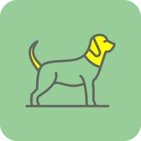 diseño de icono de vector de perro