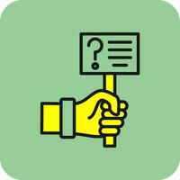 Protest Vector Icon Design
