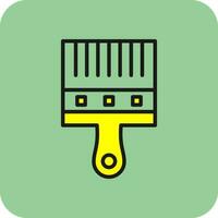 Paint Brush Vector Icon Design