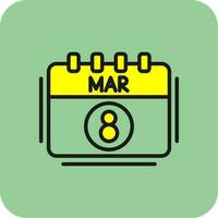 March Vector Icon Design