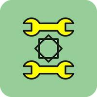 spanner Vector Icon Design