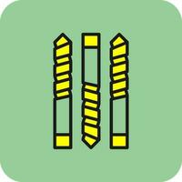 Drill Bit Vector Icon Design