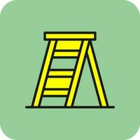 diseño de icono de vector de escalera