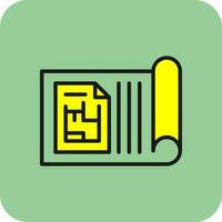 Blueprint Vector Icon Design