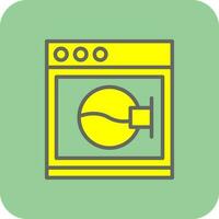 Washing Machine Vector Icon Design