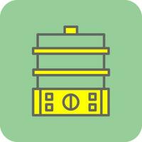 Food Steamer Vector Icon Design