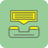 Help line Vector Icon Design