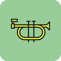 Trumpet Vector Icon Design