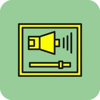 Loud speaker Vector Icon Design