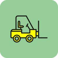 Forklift Vector Icon Design