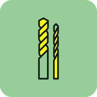 Drill tip Vector Icon Design