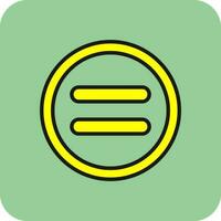 Equal Vector Icon Design