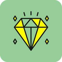 diseño de icono de vector de diamante